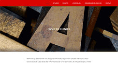 Desktop Screenshot of dyslexiekliniek.nl